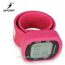 Smart EL Backlight 3D Sensor Multi-color Wristband Pedometer with Accelerometer